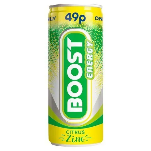 Boost Energy Citrus Zing 250ml