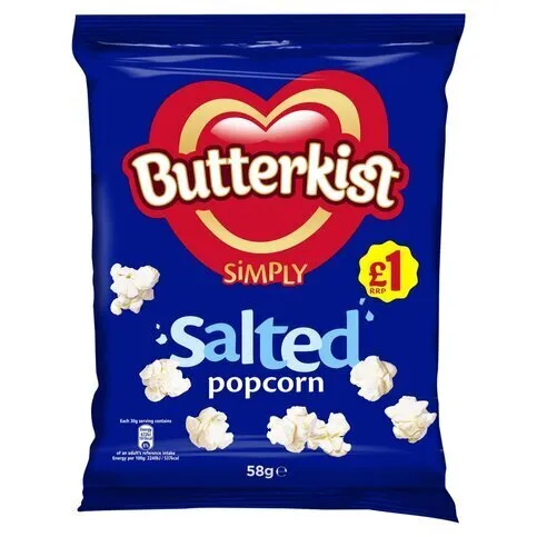 Butterkist Simply Salted Popcorn 58g