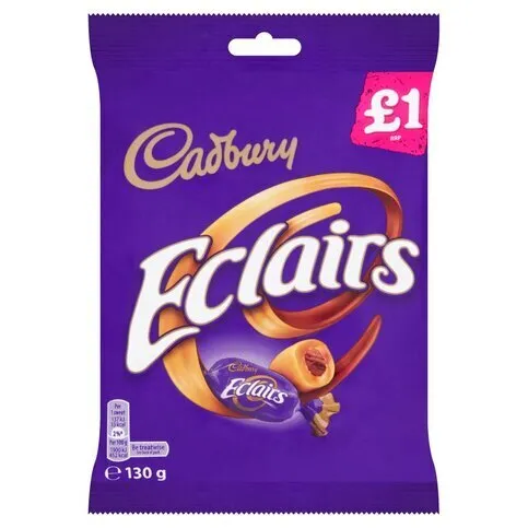 Cadbury Eclairs Classic Chocolate Bag 130g