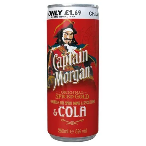 Captain Morgan & Cola 250ml