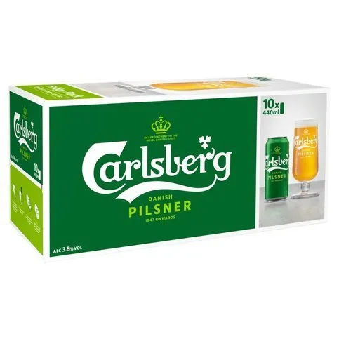 Carlsberg Lager Beer 10 x 440ml