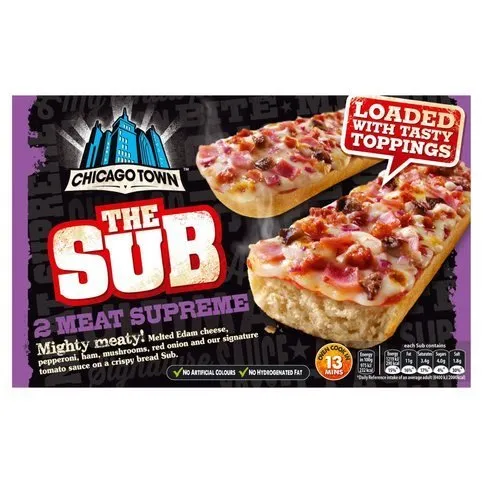 Chicago Town Meat Supreme Pizza Subs 2 x 125g (250g)