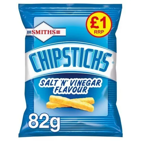 Smiths Chipsticks Salt & Vinegar 82g