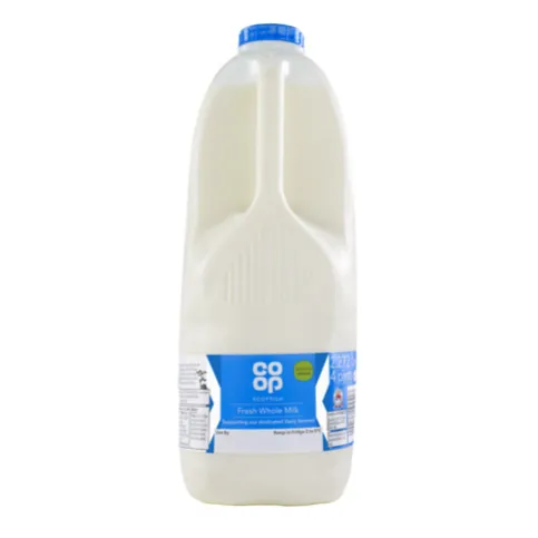 Co-op Whole Milk 4 Pints/2.272L