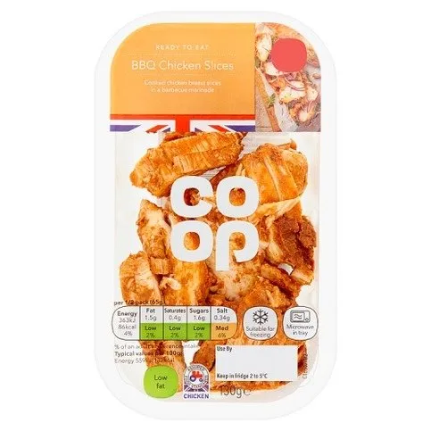 Co-op BBQ Chicken Slices 130g