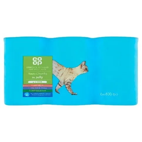 Co-op Tasty Chunks in Jelly Selection +1 Year 6 x 400g