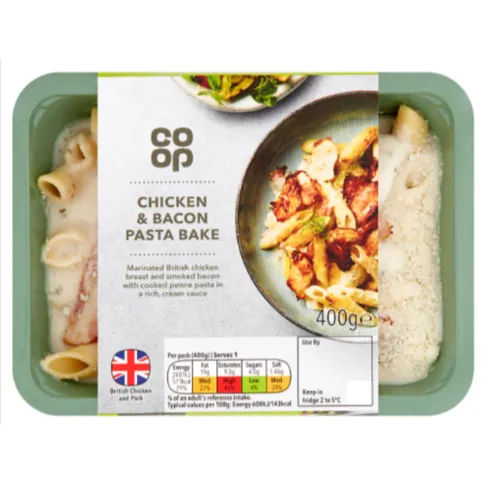 Co-op Chicken & Bacon Pasta Bake 400g