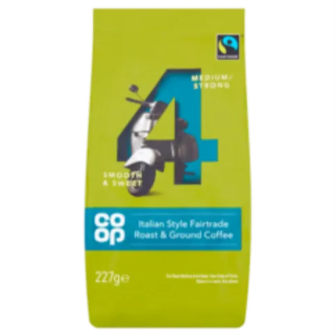 Co Op House Blend Fairtrade Roast & Ground Coffee 227g