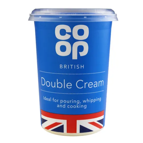 Co-op British Milk Double Cream 300ml