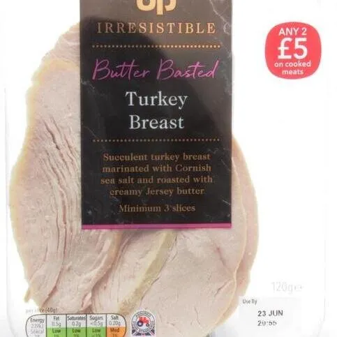 Co Op Irresistible Butter Basted Turkey 120g