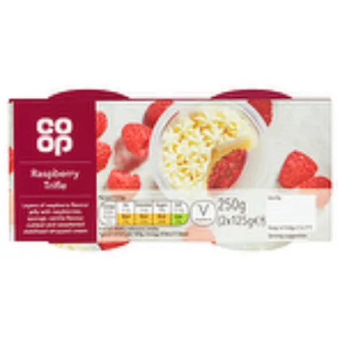 Co-op Raspberry Trifle 2 x 125g (250g)