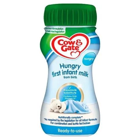Cow & Gate Hungry First Infant Milk from Birth 200ml