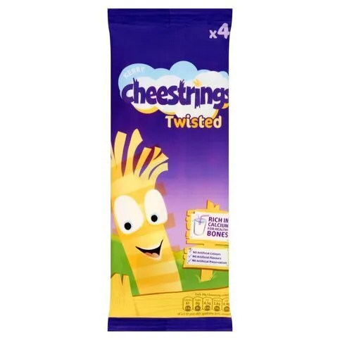 Strings & Things Cheestrings Twisted 4 x 20g (80g)