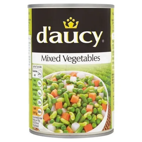 D'aucy Mixed Vegetables 400g