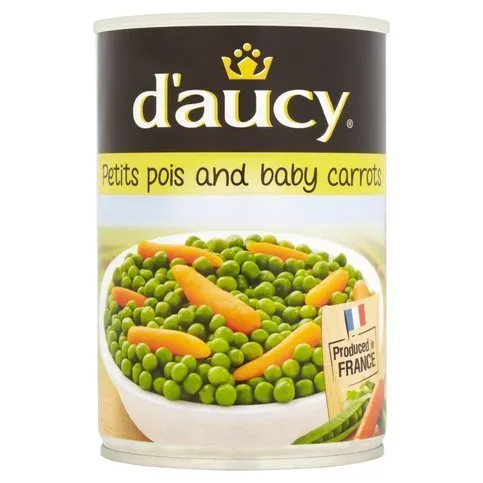 D'aucy Peas & Very Fine Carrots 400g