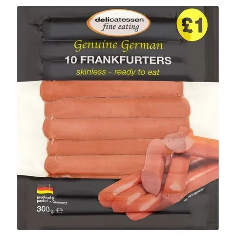 Deli Frankfurters 10 Pack