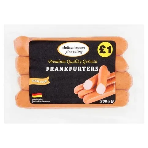 Delicatessen Fine Eating Frankfurters 4 x 50g