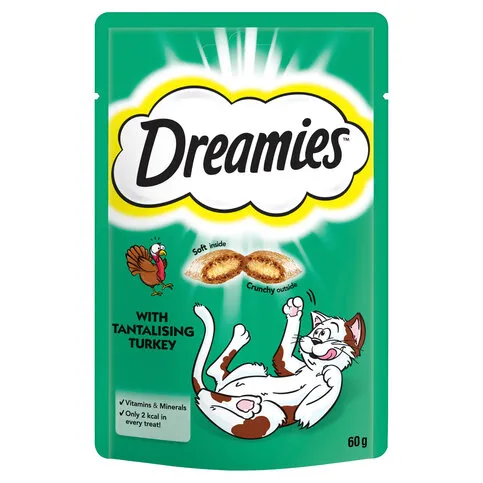 Dreamies cat Treats With Tantalising Turkey 60g