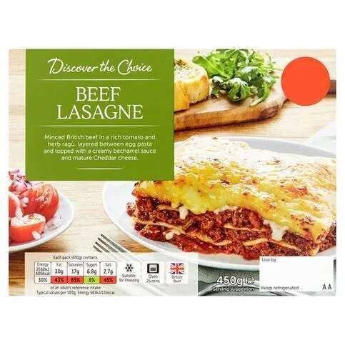 Jacks Beef Lasagne 400g