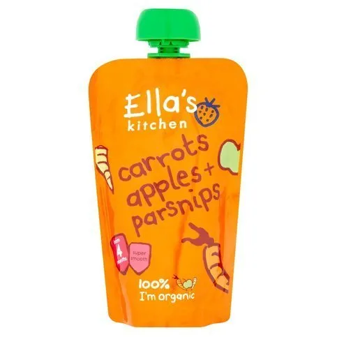 Ella's Kitchen Apples Carrots + Parsnips from 4 Months 120g