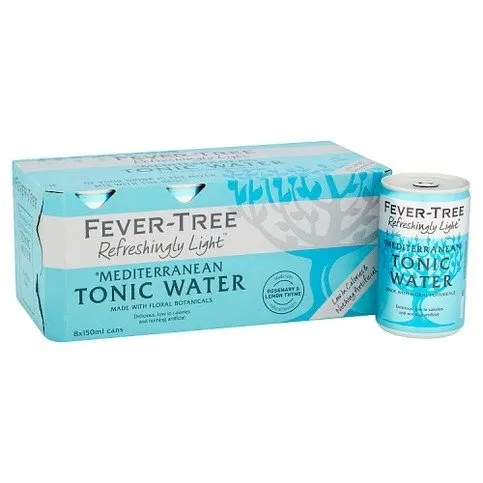 Fever-tree Refreshingly Light Mediterranean T 8x150ml