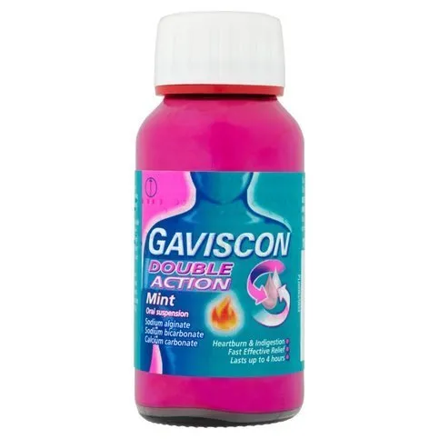 Gaviscon Double Action Heartburn & Indigestion Liquid Mint Flavour 150ml