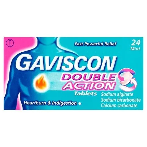 Gaviscon Gsl Double Action 24pk