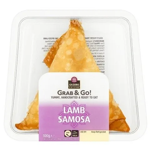 Gazebo Cuisine Grab & Go! Lamb Samosa 100g