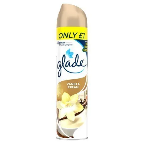 Glade Aerosol Vanilla Cream Air Freshener 300ml