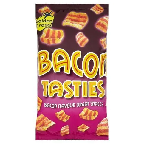 Golden Cross Bacon Tasties 150g - Large Crisp Sharing Bag