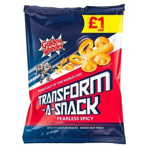 Golden WonderTransform A Snack Spicy 90g