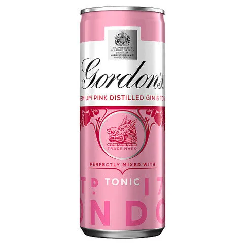 Gordon's Premium Pink Gin & Tonic 250ml