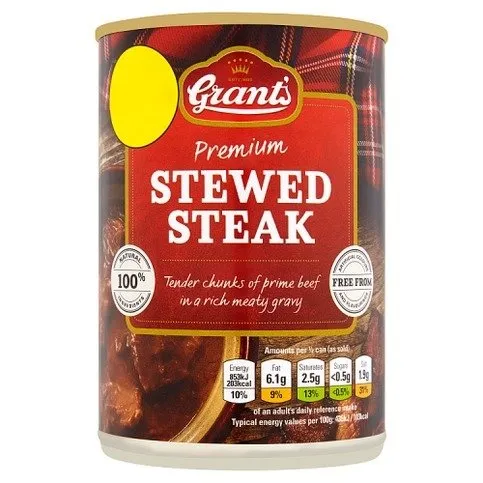Grant's Premium Stewed Steak 392g