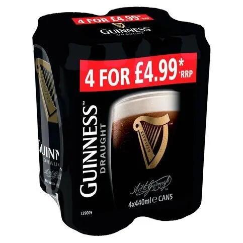 Guinness Draught 4 x 440ml