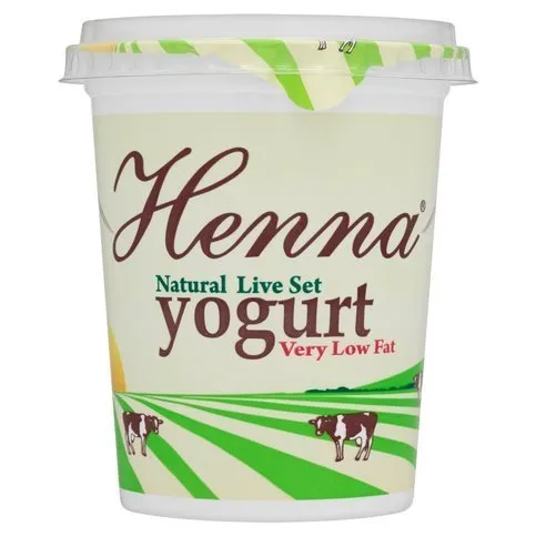 Henna Live Set Yoghurt 400g