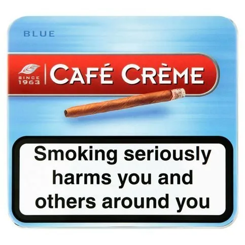 Cafe Cream Blue Cigars 10 Pack