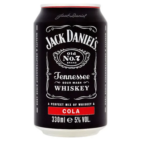 Jack Daniel's & Cola 330ml Can