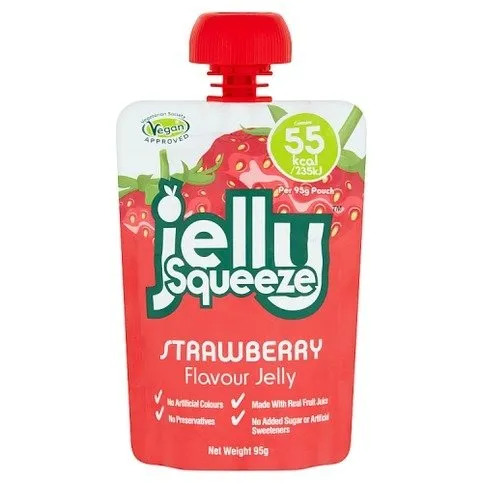 JellySqueeze Strawberry Flavour Jelly 95g