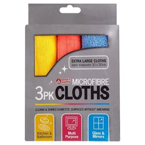 Keep It Handy 3 Extra Large Microfibre Cloths