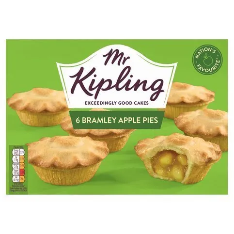 Mr Kipling 6 Bramley Apple Pies