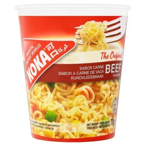 Koka Beef Flavour Pot 70g - Noodles