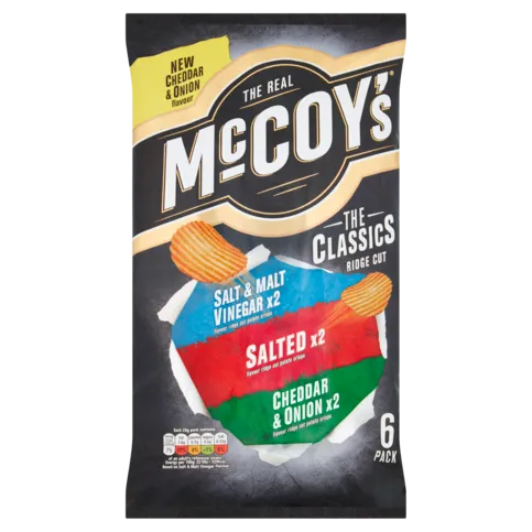 McCoy's Classic Variety 6 Pack - Multipack Crisps