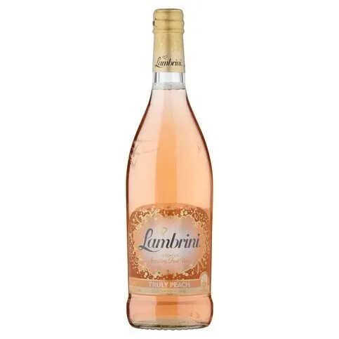 Lambrini Slightly Sparkling Truly Peach Fruit Wine 75cl