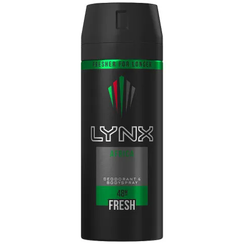 Lynx Body Spray Deodorant Africa 150ml