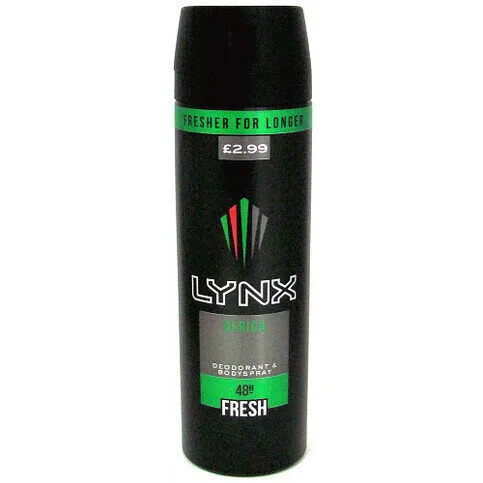 Lynx Body Spray Africa 200ml