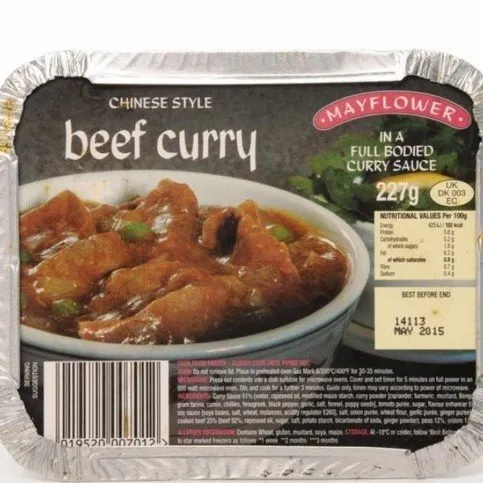 Mayflower Beef Curry 227g