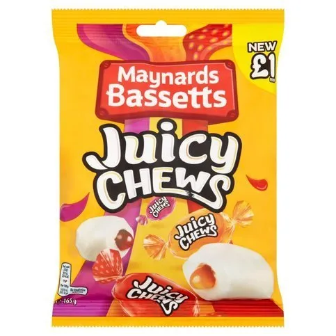 Maynard's Bassetts Juicy Chews Sweets Bag 165g