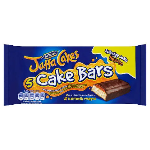 Mcvities Jaffa Cake Bars. 5S