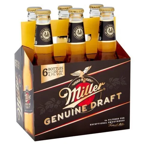 Miller Genuine Draft 6pk 330ml