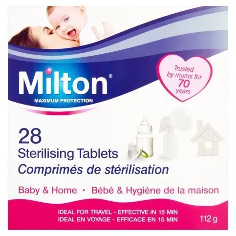 Milton Maximum Protection 28 Sterilising Tablets 112g